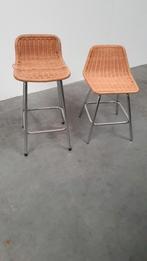 vintage Rohe barkruk kruk retro 70s dirk van sliedrecht, 1 kruk, Ophalen, Gebruikt, 60 tot 90 cm