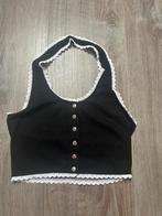 Haltertop, Kleding | Dames, Tops, Maat 38/40 (M), Zwart, Ophalen of Verzenden, Zonder mouw