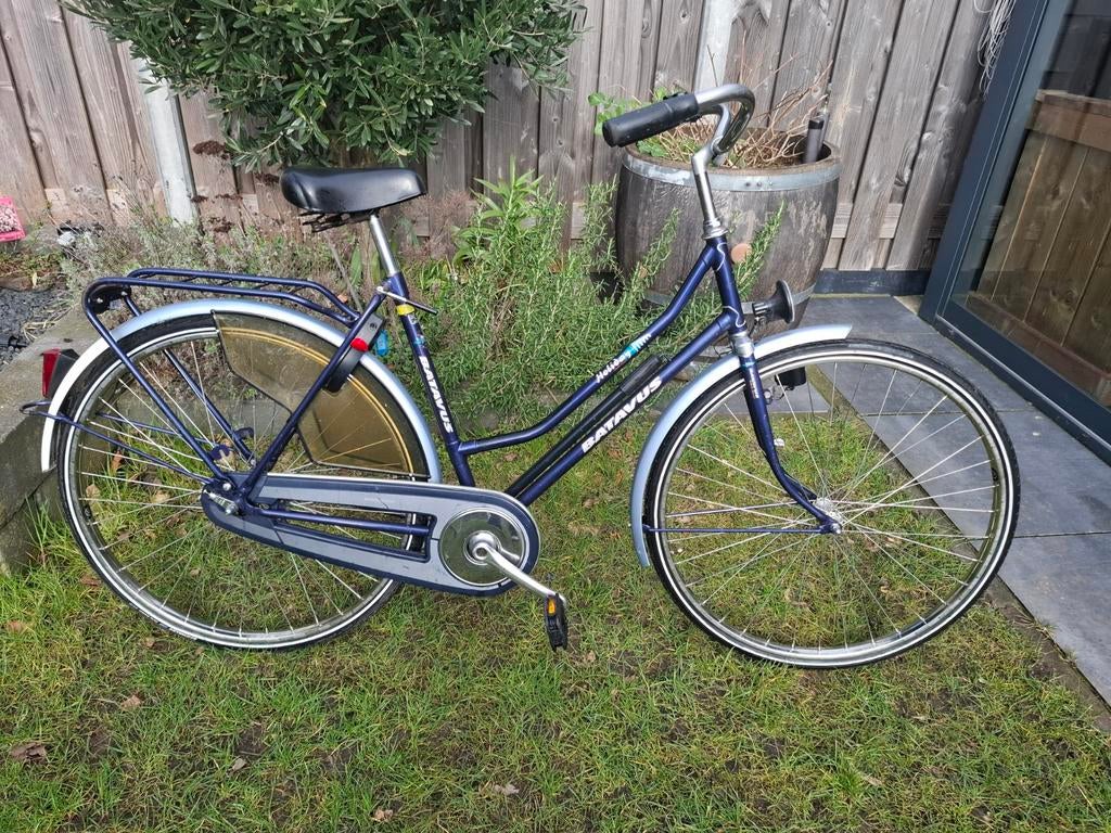Batavus Holiday Damesfiets met terugtraprem, Ophalen, Gebruikt, Batavus, Versnellingen