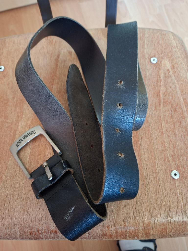 broekriem Petrol Industries, lengte 117,5 cm, breedte 4 cm, Kleding | Heren, Riemen en Ceinturen, Ophalen of Verzenden, Overige kleuren