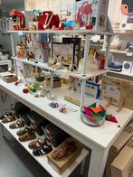 Witte Presentatietafel met twee losse niveaus, Ophalen, Gebruikt, 50 tot 100 cm, Rechthoekig