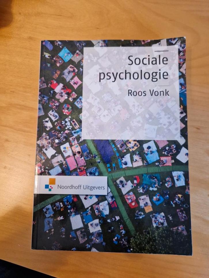 Sociale Psychologie - Roos Vonk, Boeken, Psychologie, Gelezen, Sociale psychologie, Ophalen of Verzenden