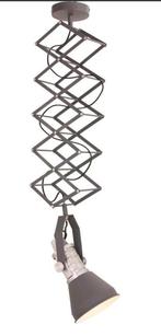 Industriële Hanglamp Anne Telescope Grijs Steinhauer, Gebruikt, Steinhauer, Ophalen of Verzenden, Metaal