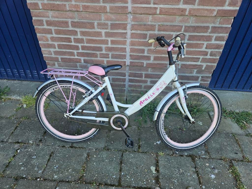 Popal Angels 24 inch meisjesfiets - opknapper, Ophalen, Velgrem, Handrem, Popal