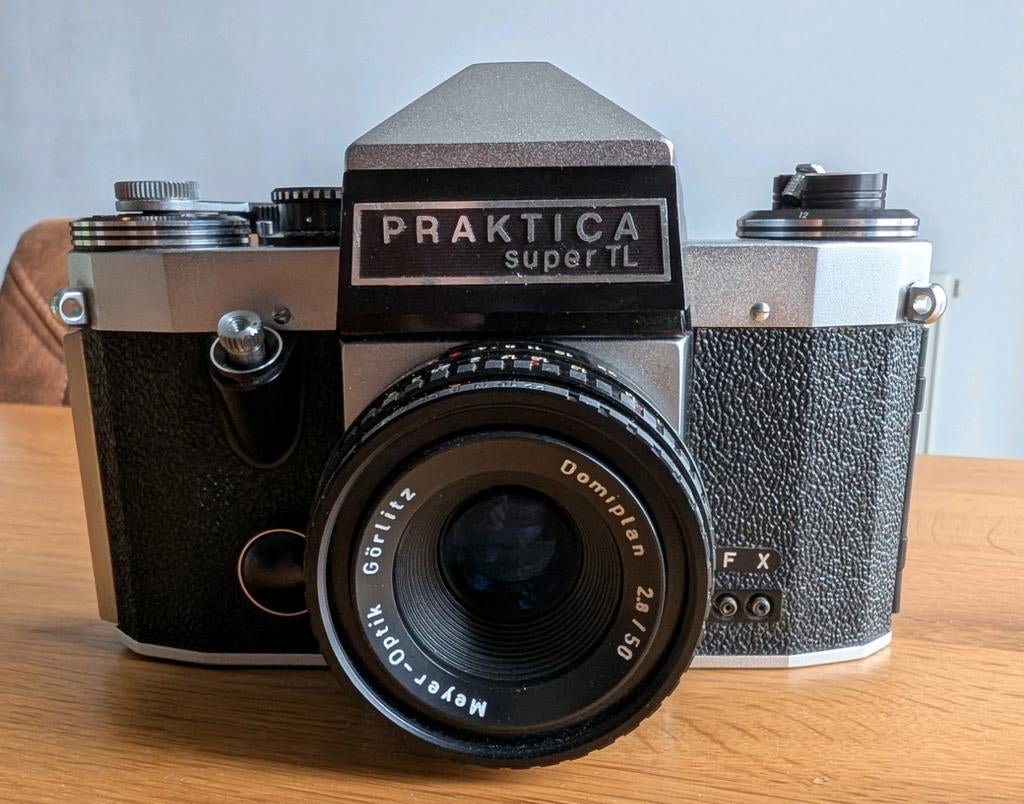 Praktica super TL, Audio, Tv en Foto, Fotocamera's Analoog, Ophalen of Verzenden, Gebruikt, Spiegelreflex, Overige Merken