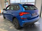 Skoda KAMIQ 1.0 TSI Black Dots 115PK Camera, Stoel/Stuurverw, Auto's, Voorwielaandrijving, Stof, Blauw, 610 kg