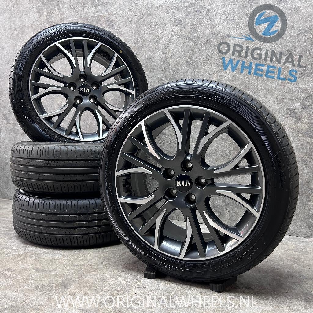 18 inch originele velgen + zomerbanden Kia Optima | (E) Niro, 18 inch, Banden en Velgen, Ophalen of Verzenden, Personenwagen