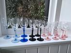 Luminarc wijnglazen - Set van 16 in diverse kleuren, Glas of Glazen, Ophalen of Verzenden, Effen, Glas
