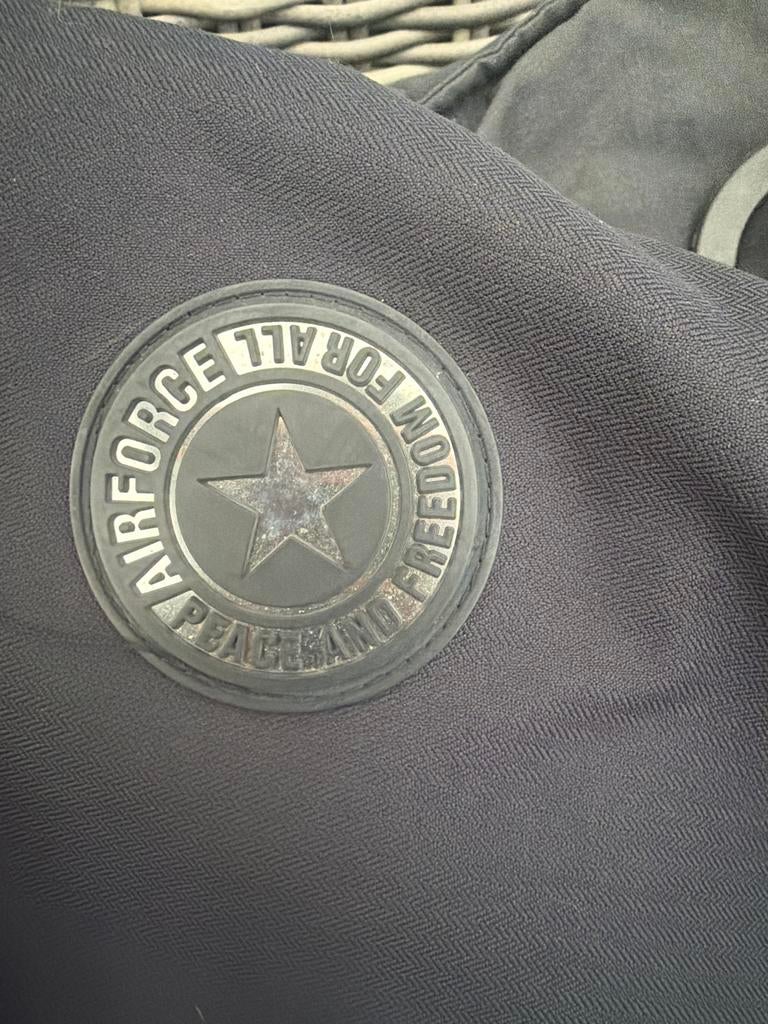 Airforce heren jas maat S, Ophalen of Verzenden, Zo goed als nieuw, Maat 46 (S) of kleiner, Zwart