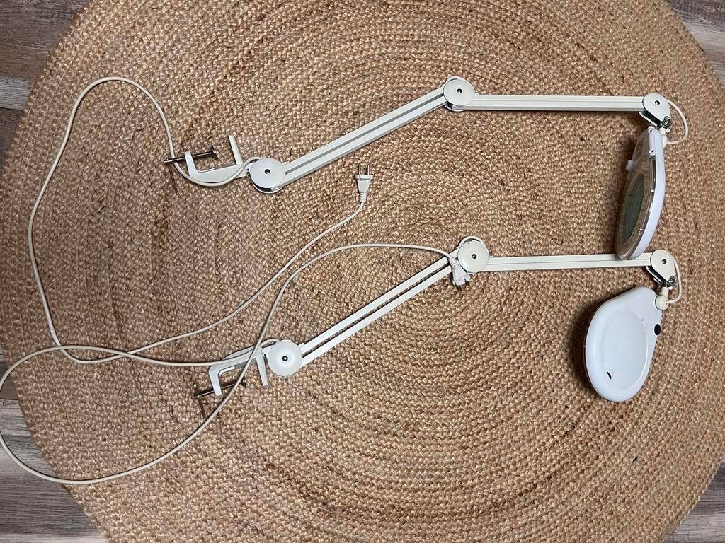 Tafelklem loeplamp, Ophalen, Gebruikt, Loeplamp