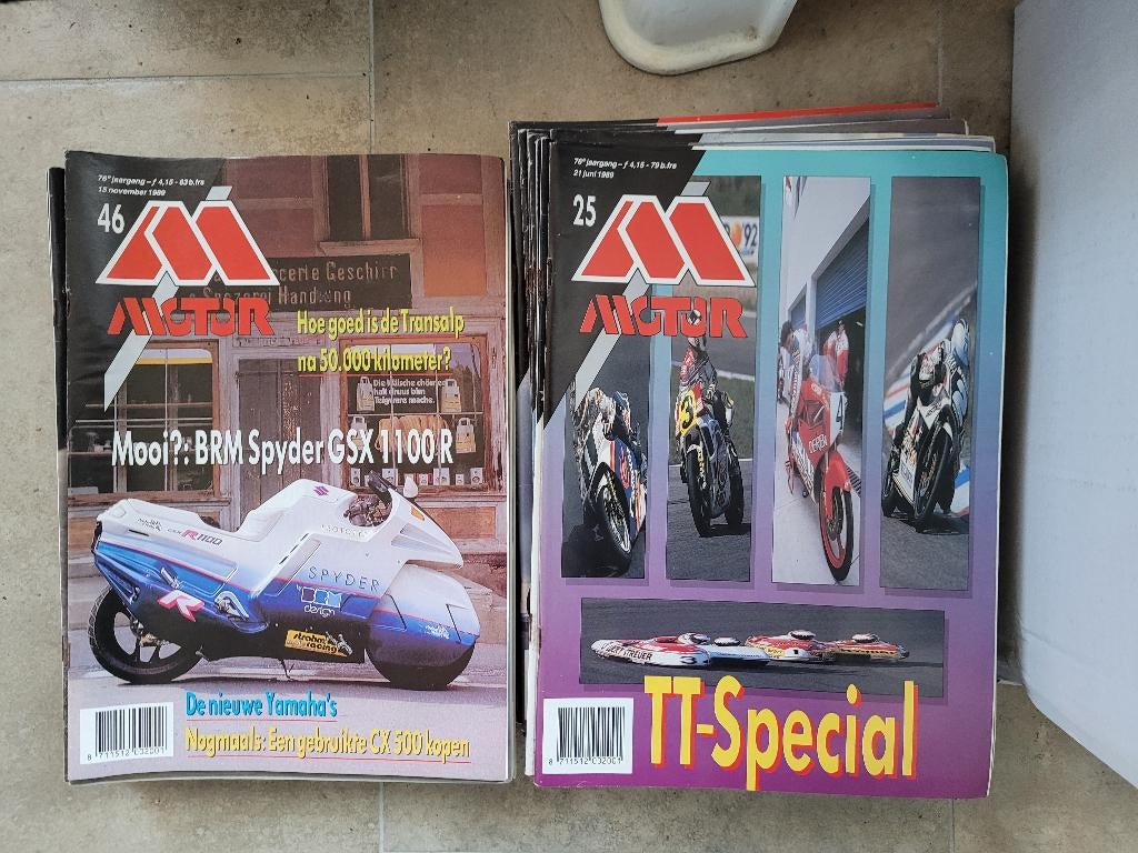 jaargangen MOTOR ´88,´89, 2012 en 2013, Boeken, Motoren, Ophalen, Gelezen, Algemeen