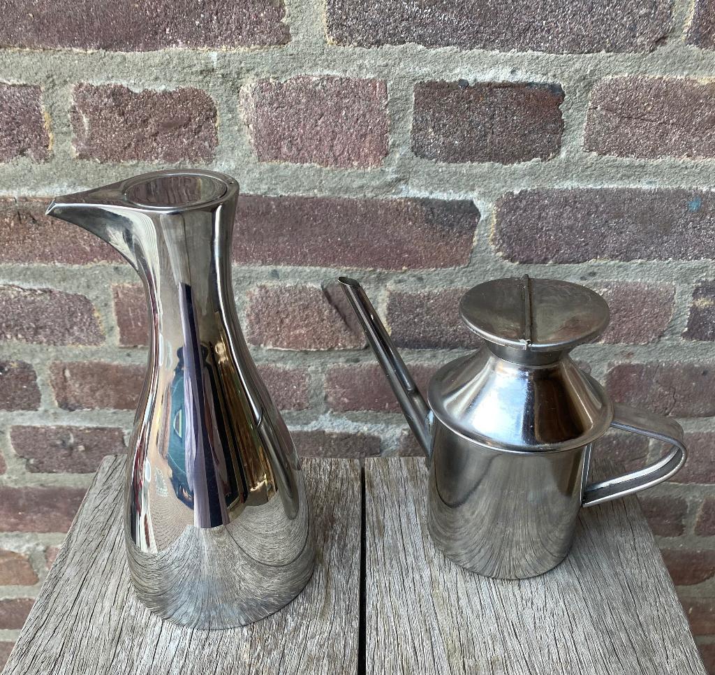 Olijfoliekan, Overige typen, Ophalen of Verzenden, Zo goed als nieuw, Metaal