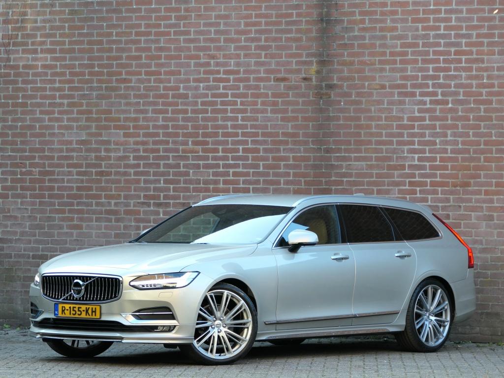 Volvo V90 2.0 T5 Inscription / 360° camera / Trekhaak / Stu, Auto's, Automaat, 15 km/l, 4 cilinders, Leder