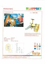 speeltoestel merk Yalp voormalig Lappset, Kinderen en Baby's, Speelgoed | Buiten | Speeltoestellen, Ophalen, Gebruikt, Glijbaan