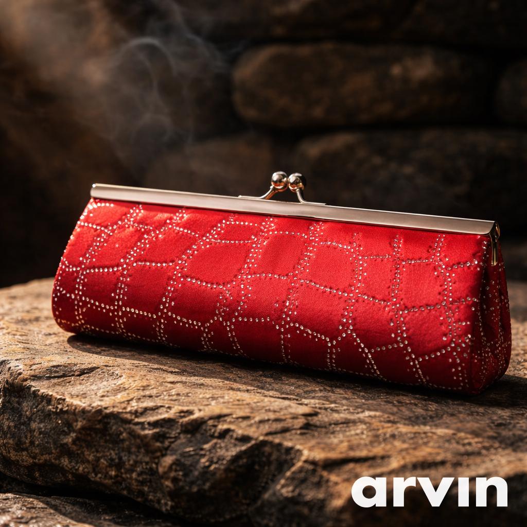 Elegante clutch gala tasje rood, Ophalen of Verzenden, Nieuw, Rood, Avondtasje