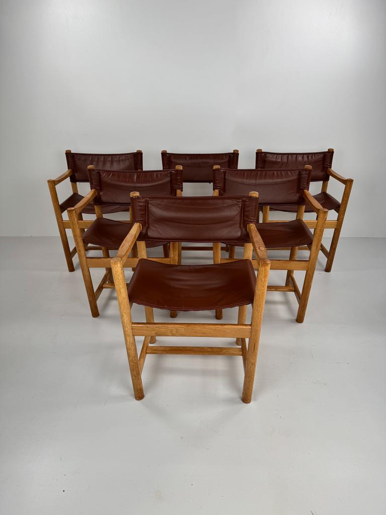 Set of 6 Ditte & Adrian Heath Chairs for FDB Møbler, Ophalen