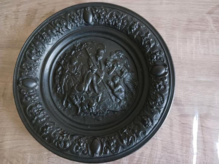 Gietijzeren wandbord Haas+Sohn, Antiek en Kunst, Antiek | Wandborden en Tegels, Ophalen of Verzenden