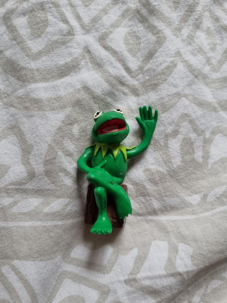 Kermit de Kikker Figuurtje - Muppet Show Collectible, Ophalen of Verzenden, Gebruikt
