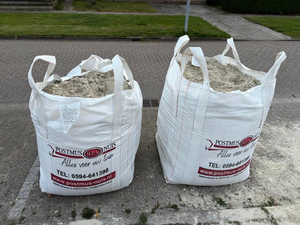 Zand 2 m³ in big bags, Tuin en Terras, Zand, Ophalen, Nieuw, Ophoogzand