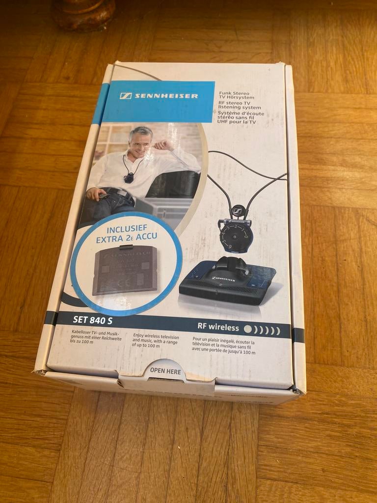 Sennheiser 840 S draadloos (voor gehoorapparaat) ongebruikt, Ophalen of Verzenden, Nieuw, Sennheiser