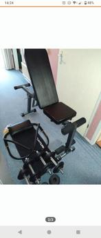 Tunturi Ab-shaper pro + halterbankje, Ophalen, Zo goed als nieuw, Benen, Fitnessbank