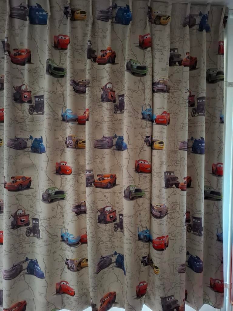 Cars gordijnen, Ophalen, 200 cm of meer, 200 cm of meer
