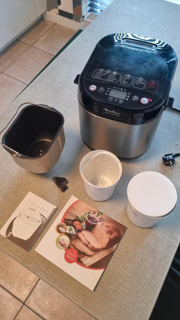 Moulinex pain & delices - Broodbakmachine, Witgoed en Apparatuur, Broodbakmachines, Gebruikt, Met timer, Ophalen