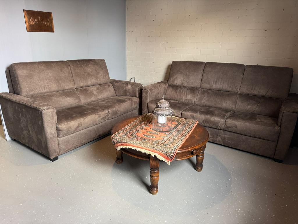 Zgan Bankstel 2/3 zits Inhouse, Ophalen, Zo goed als nieuw, Overige materialen, Modern