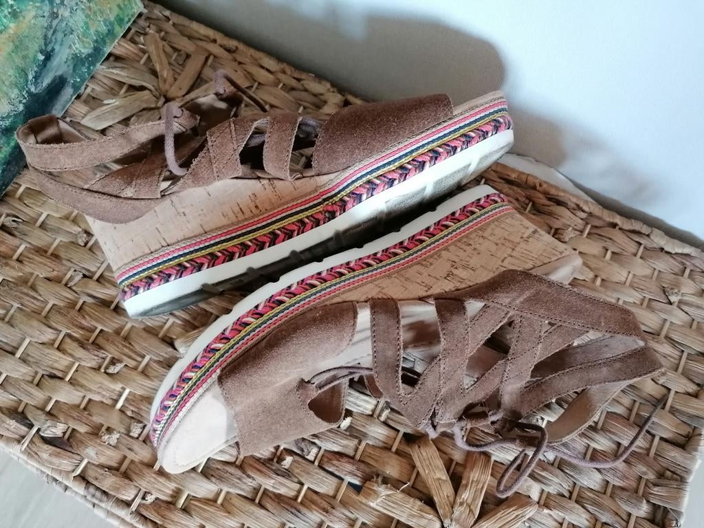 Gabor sleehakken sandalen maat 43 9G in zeer goede staat, Gabor, Verzenden, Zo goed als nieuw, Sandalen of Muiltjes