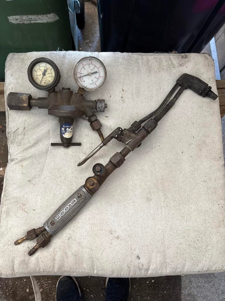 Autogeen Snijbrander met Manometer, Ophalen, Gebruikt, Minder dan 150 ampère, Overige typen