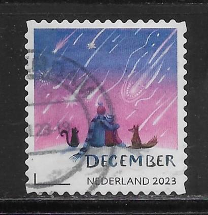 2023, Decemberzegel, Samen vuurwerk kijken [4158] (K1536), Postzegels en Munten, Postzegels | Nederland, Ophalen of Verzenden