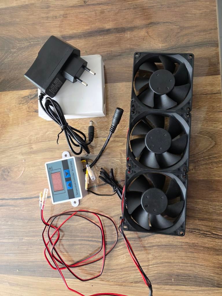 Koelkast ventilatoren 12V met temperatuur sensor, Ophalen of Verzenden