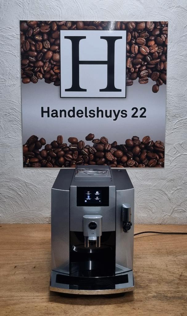 Jura E8 EB Moonlight Silver MET GARANTIE EN SERVICEBEURT, Witgoed en Apparatuur, Koffiezetapparaten, Refurbished, Gemalen koffie