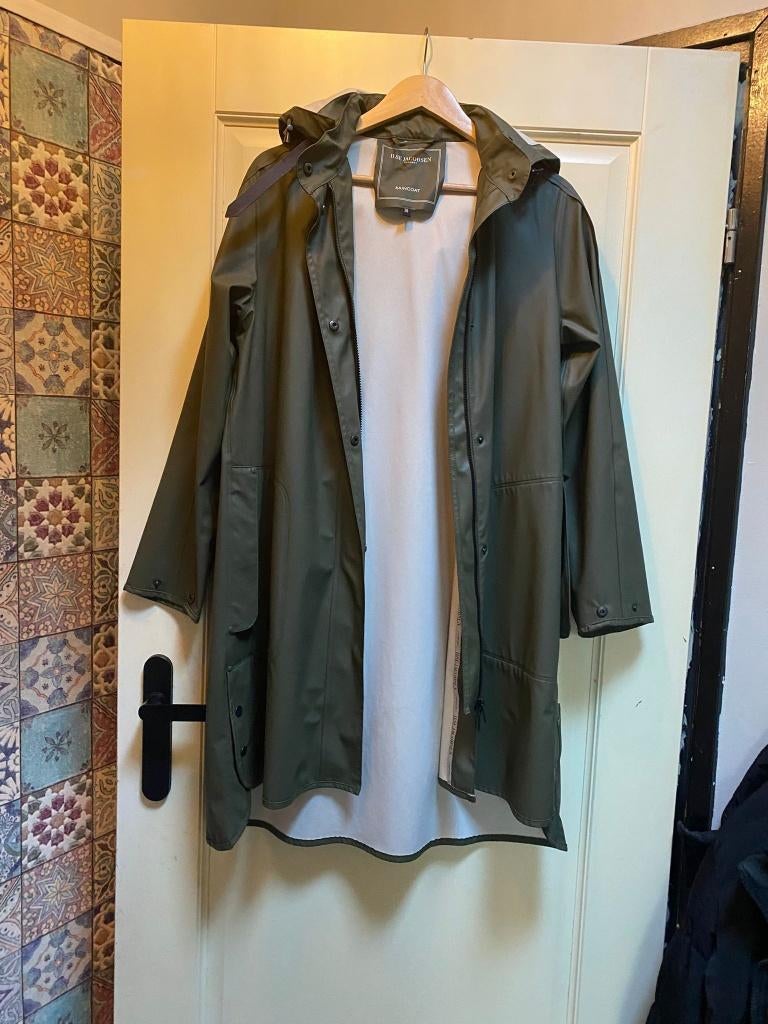 Luxe regenjas maat M merk Ilse jacobsen, Ophalen of Verzenden, Zo goed als nieuw, Regenjas, Dames