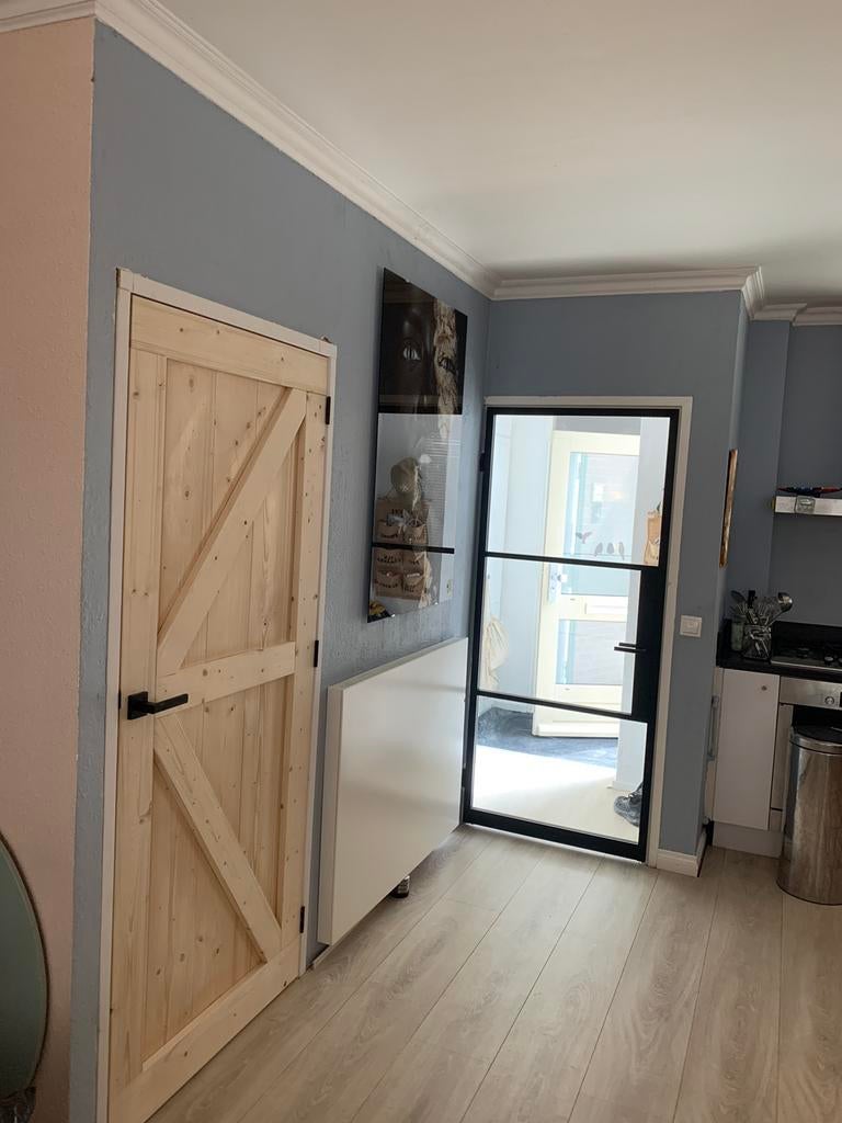 Barnwood deur op maat, Binnendeur, Ophalen of Verzenden, Zo goed als nieuw, 200 tot 215 cm