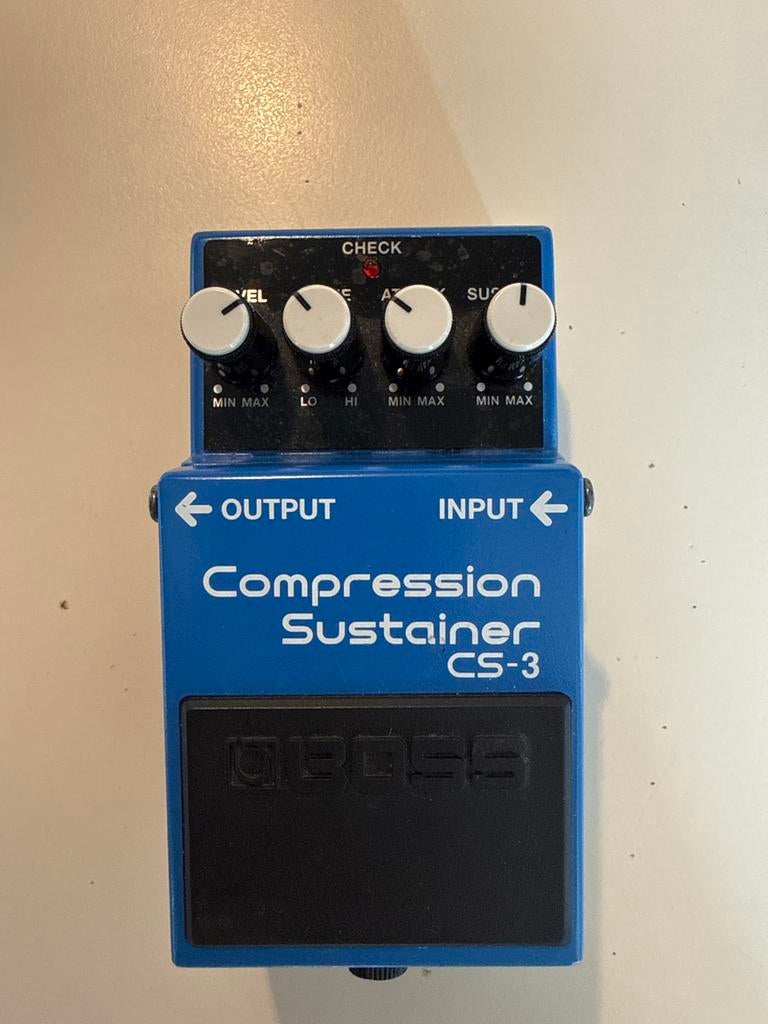 Boss CS-3 Compression Sustainer Pedaal, Muziek en Instrumenten, Effecten, Ophalen of Verzenden, Zo goed als nieuw, Compressor
