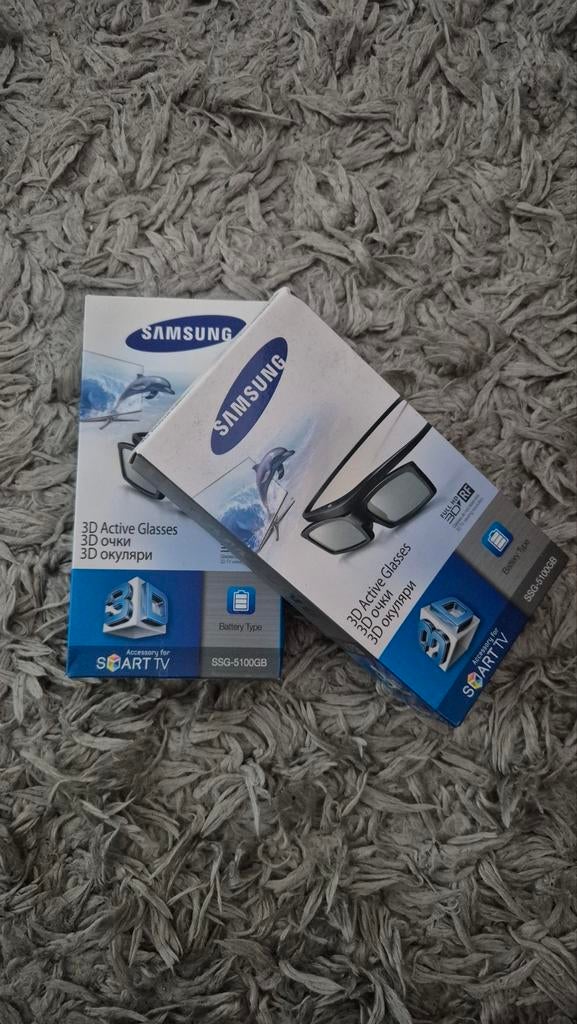 Samsung 3D bril SSG-5100GB - Zo goed als nieuw in doos, Ophalen of Verzenden, Zo goed als nieuw
