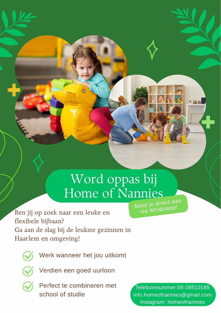 Oppassers gezocht!, Oppas aan huis