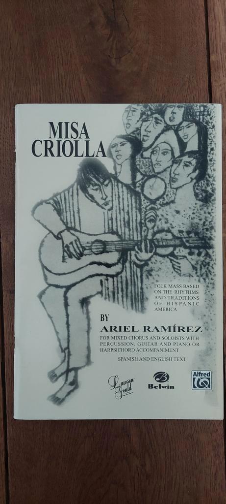Misa Criolla - Ariel Ramírez (Bladmuziek), Muziek en Instrumenten, Bladmuziek, Ophalen of Verzenden