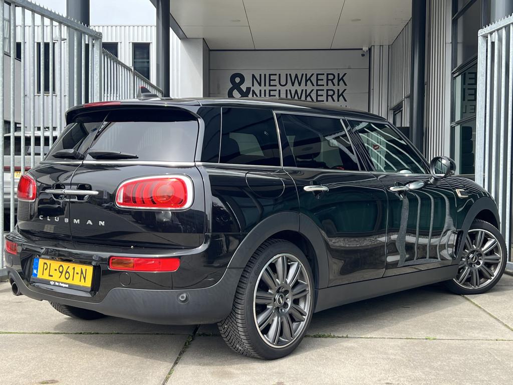 MINI Clubman 1.5 Cooper Chili | AUTOMAAT | LEDER | SCHUIF/KA, Auto's, 136 pk, Gebruikt, Met garantie (alle), Zwart