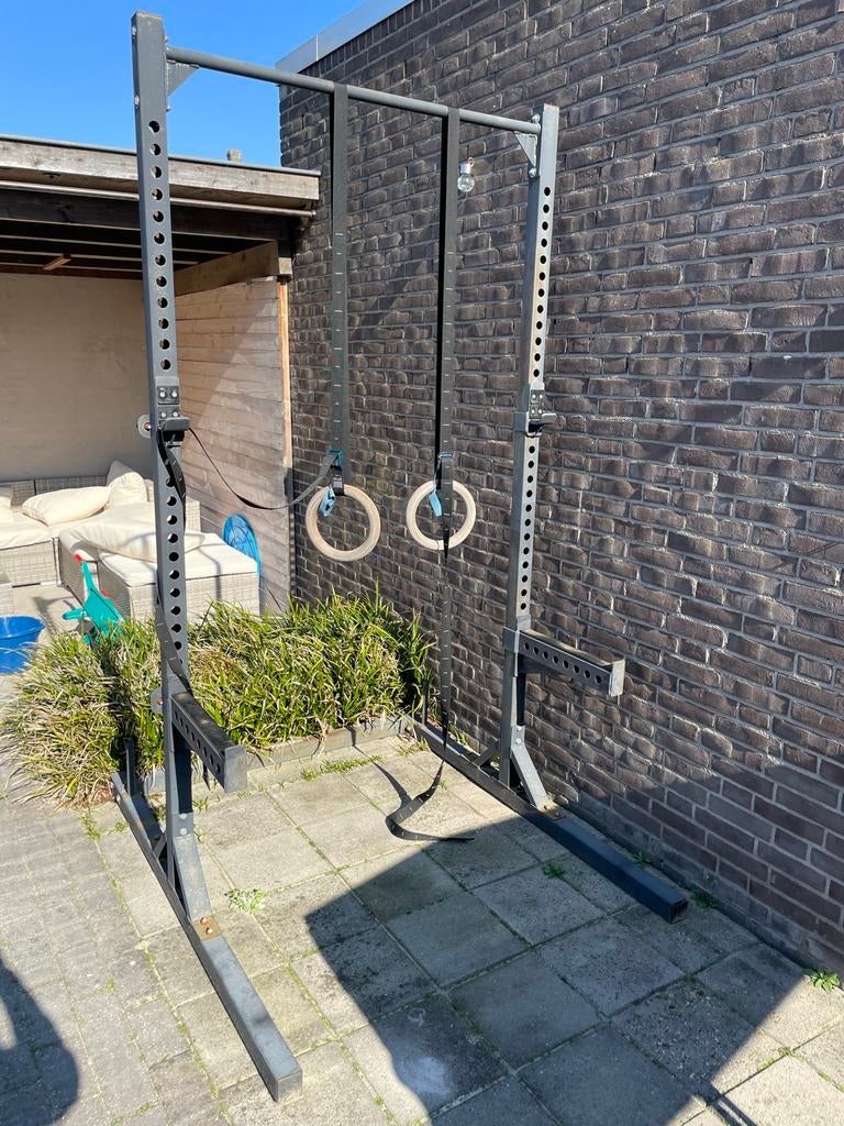 Squat rack met turnringen, Ophalen, Gebruikt, Armen, Overige typen