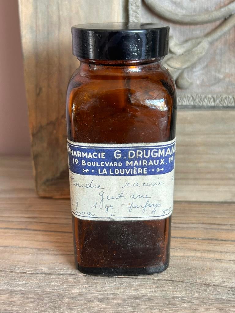 Oud frans medicijnflesje, Antiek en Kunst, Ophalen of Verzenden