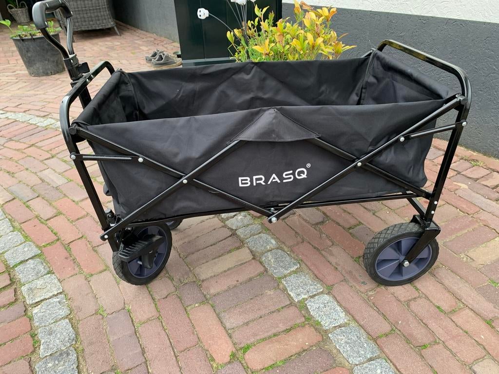 BRASQ Bolderkar Opvouwbaar Zwart, Ophalen, Opvouwbaar, Zo goed als nieuw