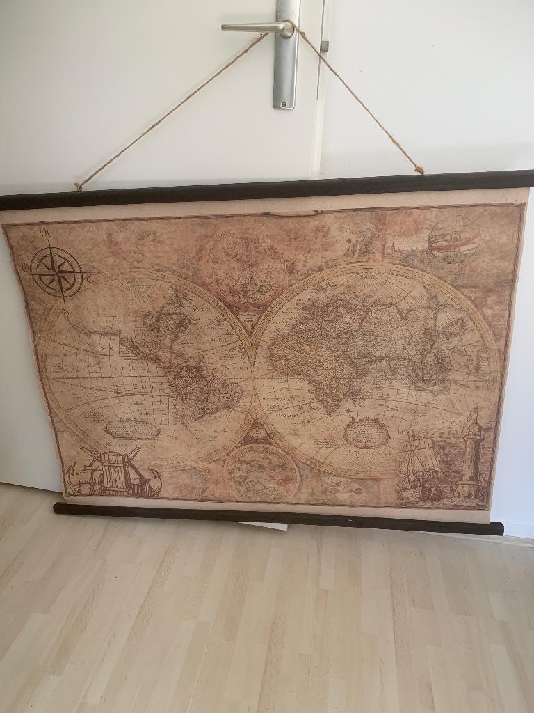 Poster wereldkaart, Ophalen, Gebruikt, Overige typen