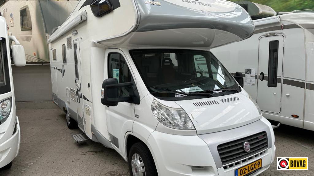 Giottiline Therry 47 T, Caravans en Kamperen, Alkoof, Ringverwarming, Fiat, Bedrijf