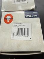 9x Osram Halospot 111 G53 12V 100W 40 graden, 60 watt of meer, Halogeen (gloei)lamp, Overige fittingen, Ophalen of Verzenden