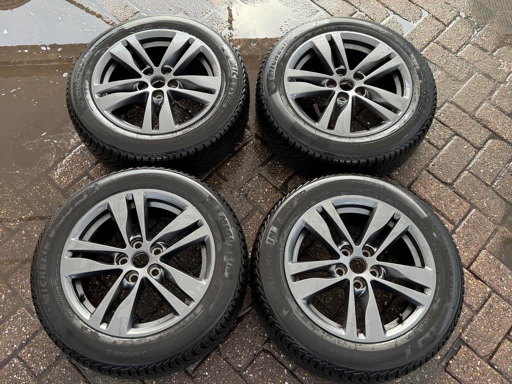 Originele Opel Astra Velgen Michelin winterbanden 205/55/16, Auto-onderdelen, Banden en Velgen, Ophalen, Gebruikt, 16 inch, Banden en Velgen