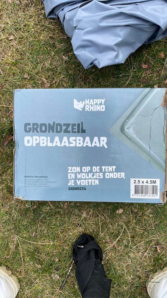 Opblaasbaar grondzeil, Caravans en Kamperen, Kampeeraccessoires, Ophalen of Verzenden