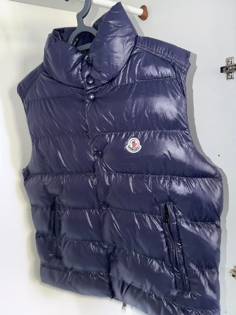 Moncler Bodywarmer, Ophalen of Verzenden, Zo goed als nieuw, Blauw
