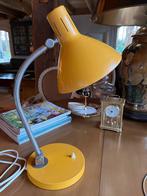 Hala Zeist Busquet gele industrieel vintage retro bureaulamp, Ophalen of Verzenden, Gebruikt, Minder dan 50 cm